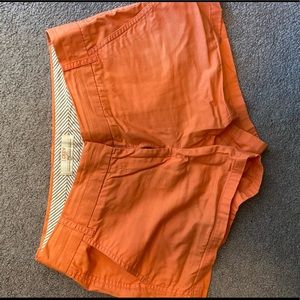 Women's J. Crew shorts, size 4, orange